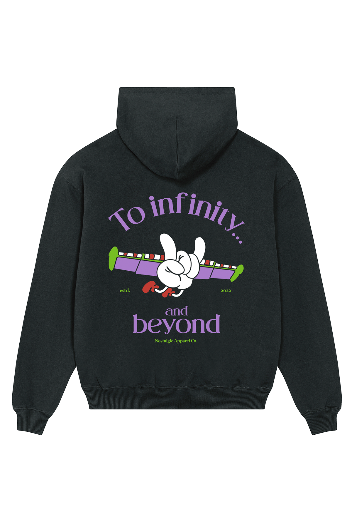 To infinity beyond Oversized Hoodie Nostalgic Apparel