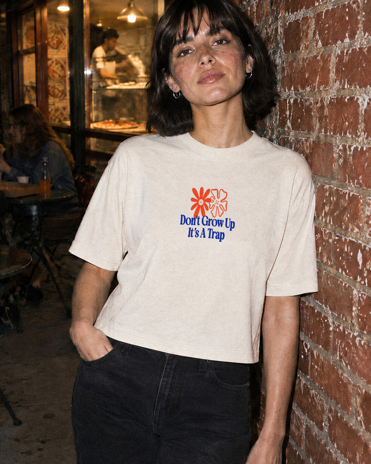 Don't grow up | Cropped Tee