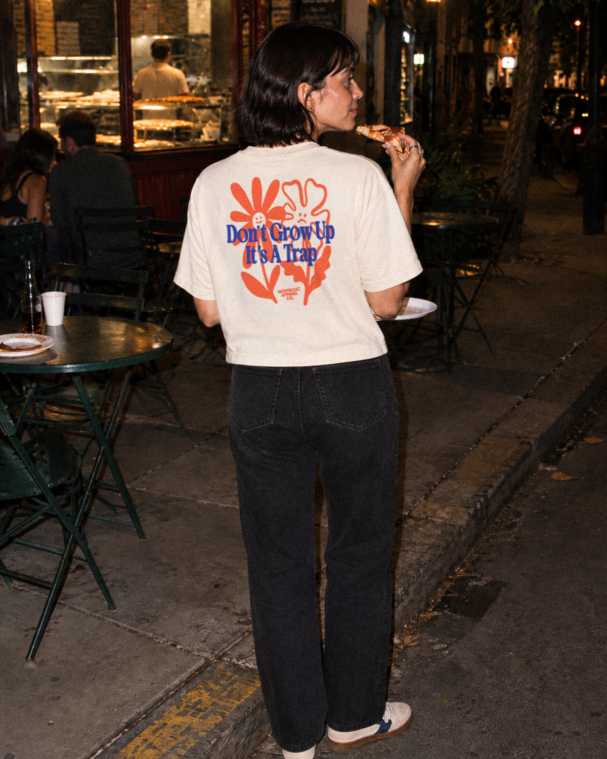 Don't grow up | Cropped Tee