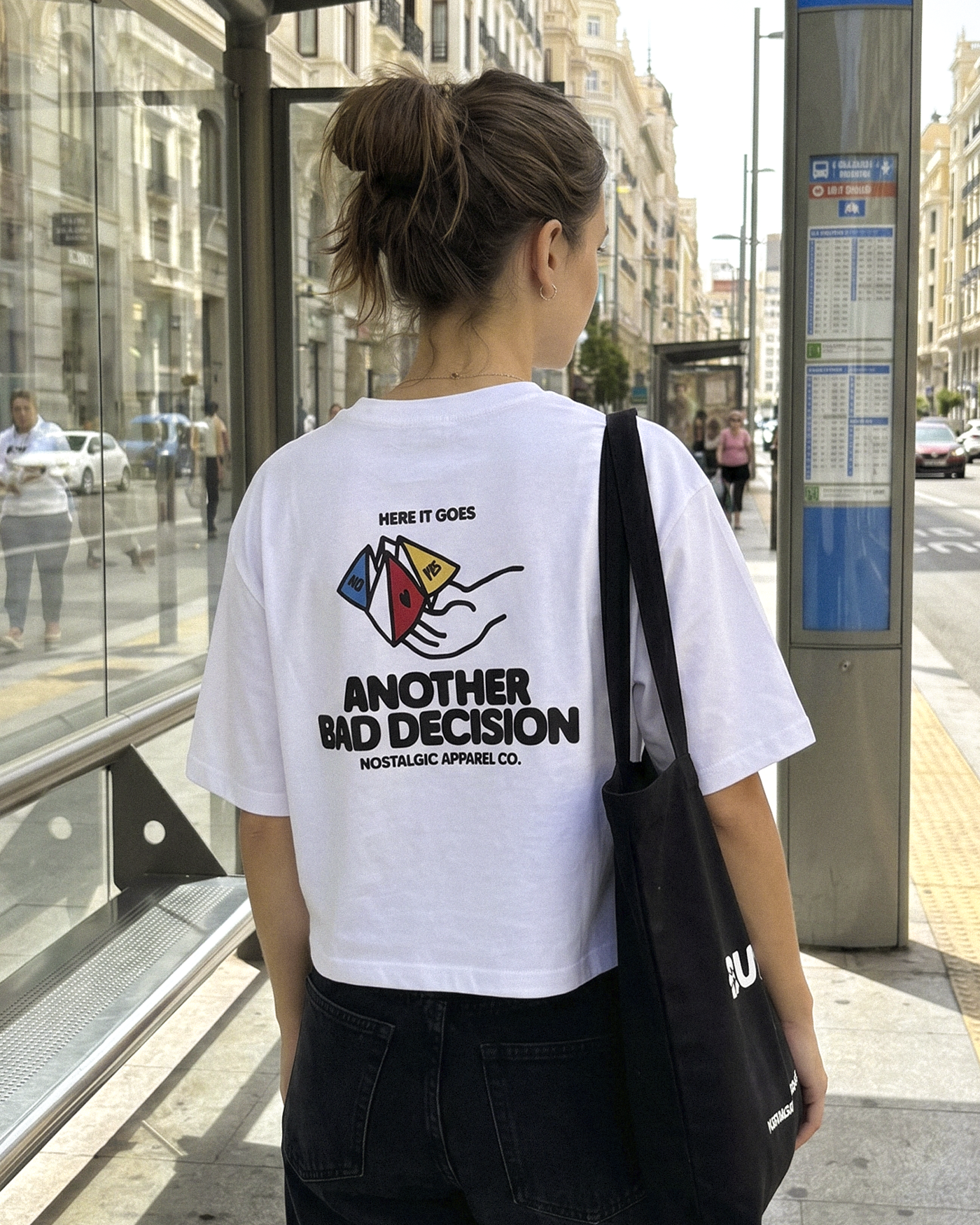 Another bad decision | Cropped Tee