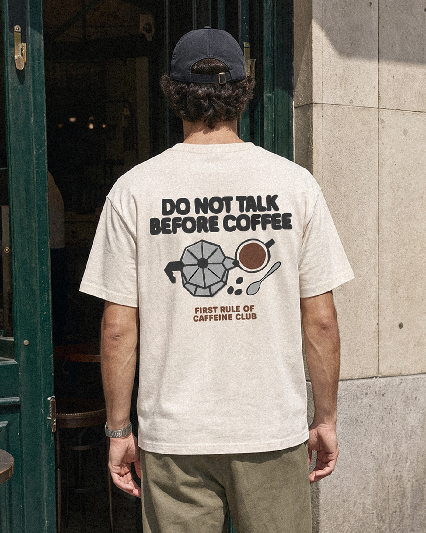 Do not talk before coffee | Tee