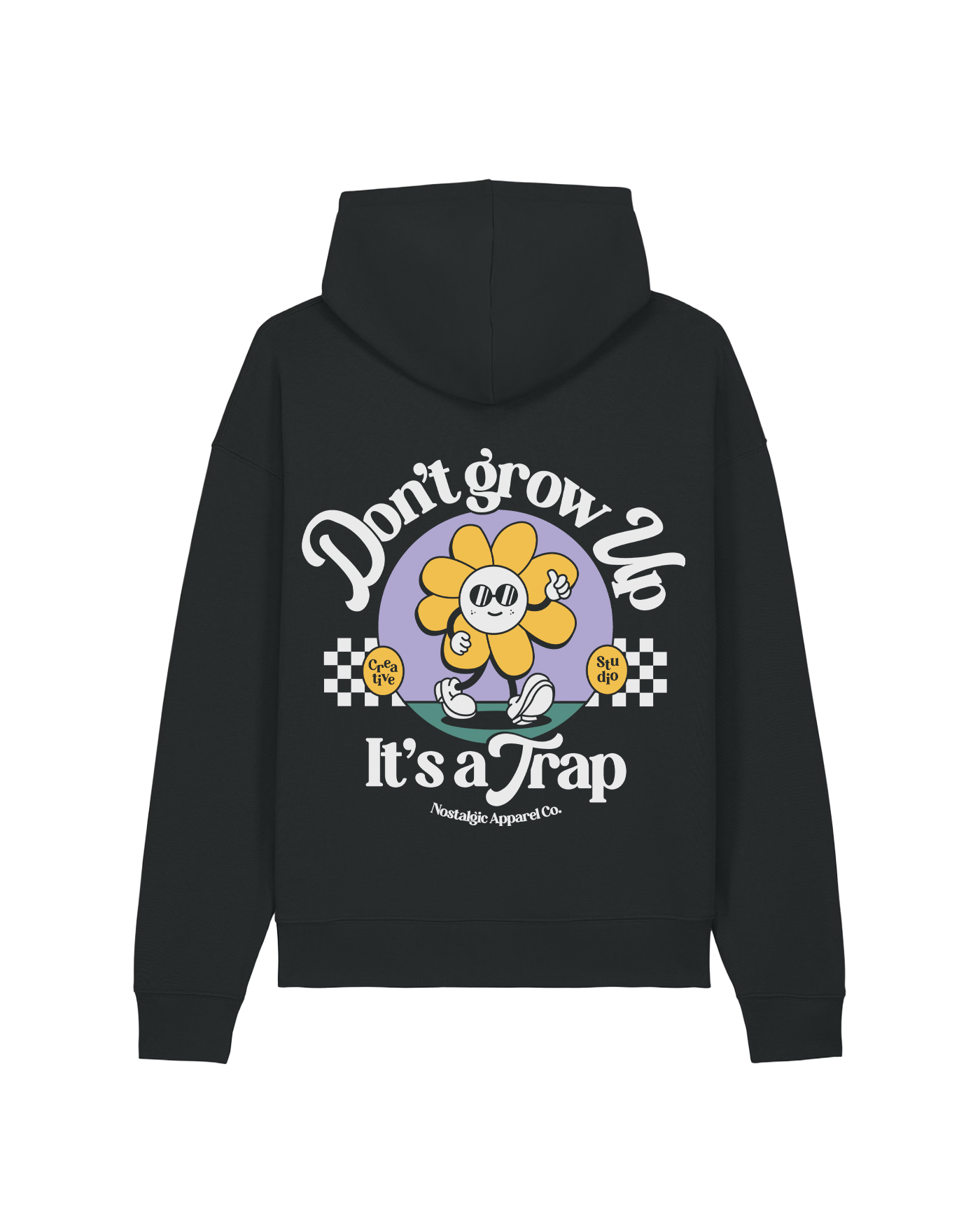 Don't grow up, It's a trap | Relaxed Hoodie