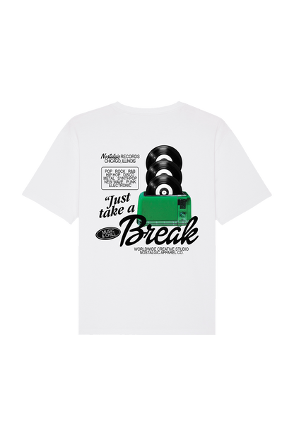 Take a Break | White Tee