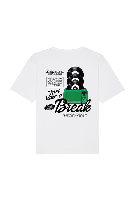 Take a Break | White Tee