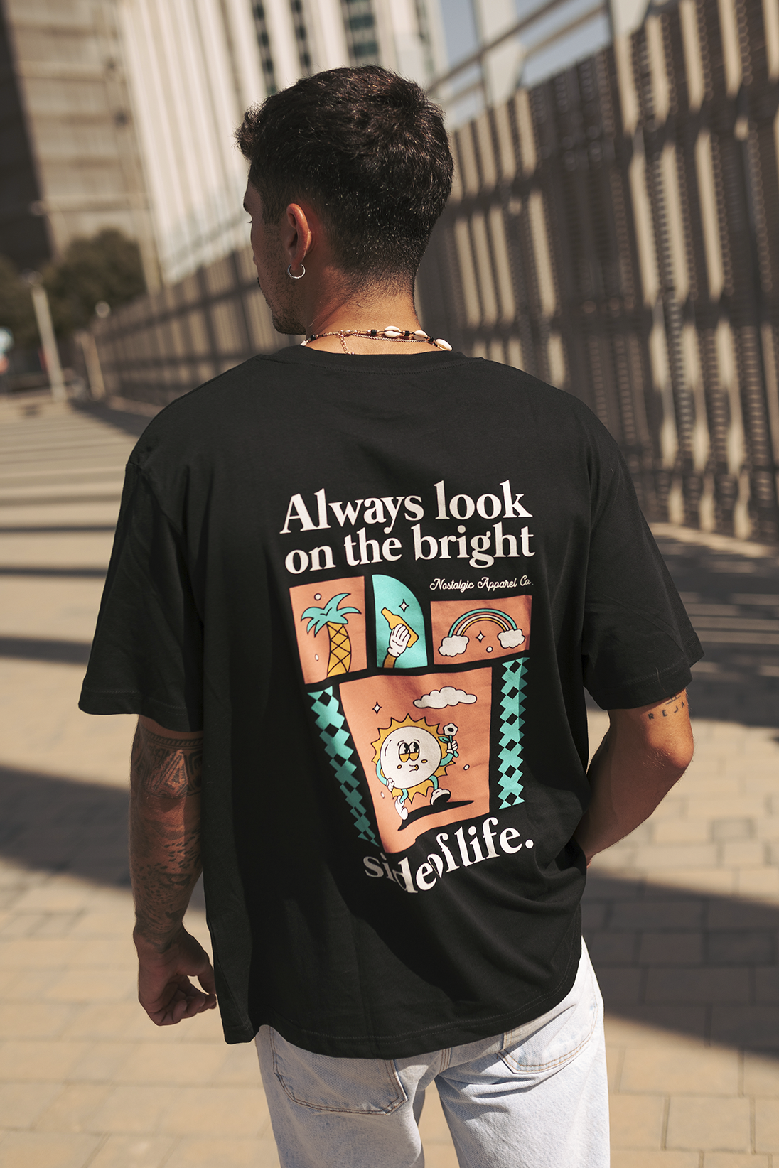 Always look on the bright side of life | Camiseta Negra
