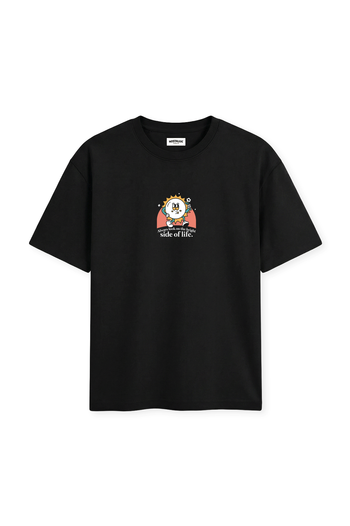 Always look on the bright side of life | Black Tee