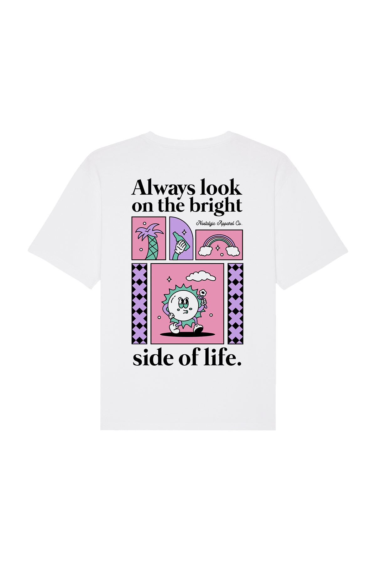 Always look on the bright side of life | White Tee