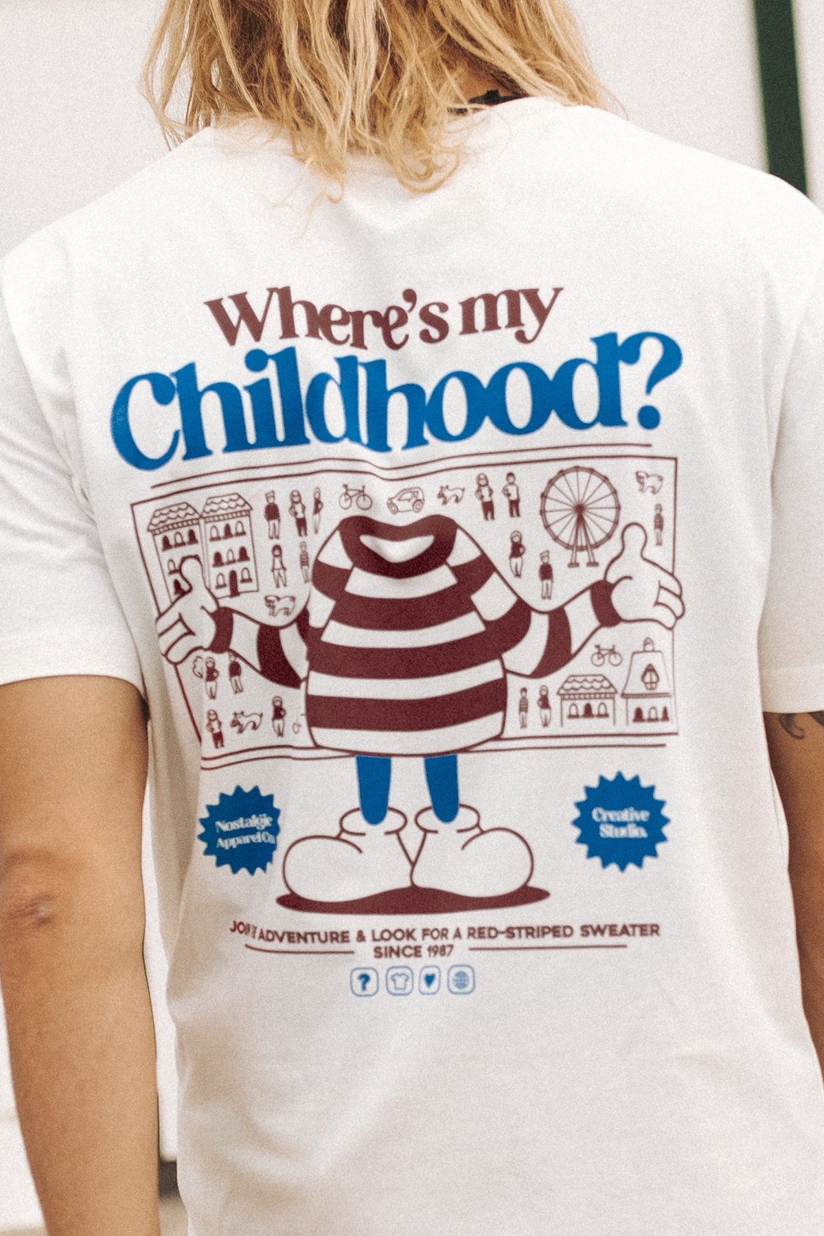 Where's my Childhood? | Camiseta OffWhite
