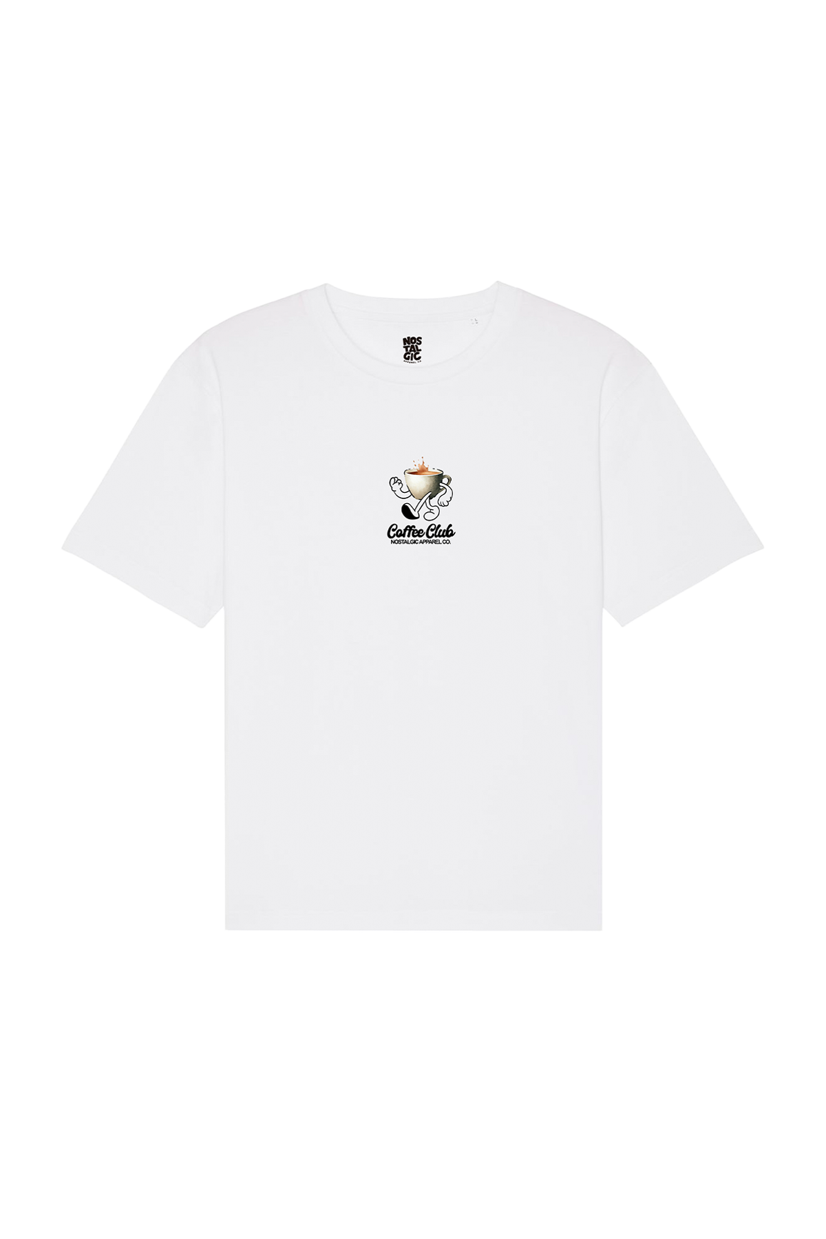 Morning Coffee Club | White Tee