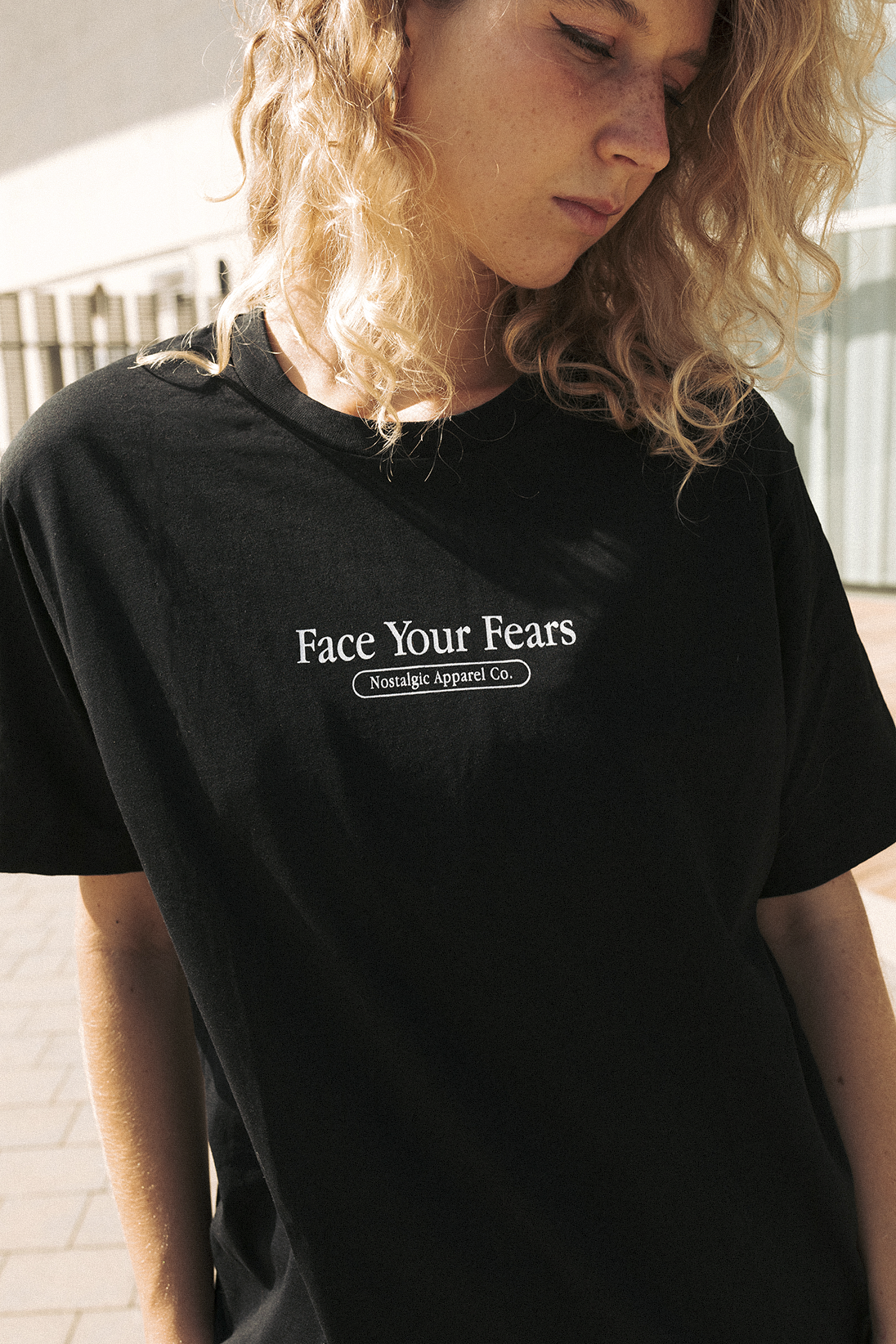 Face Your Fears | Black Tee
