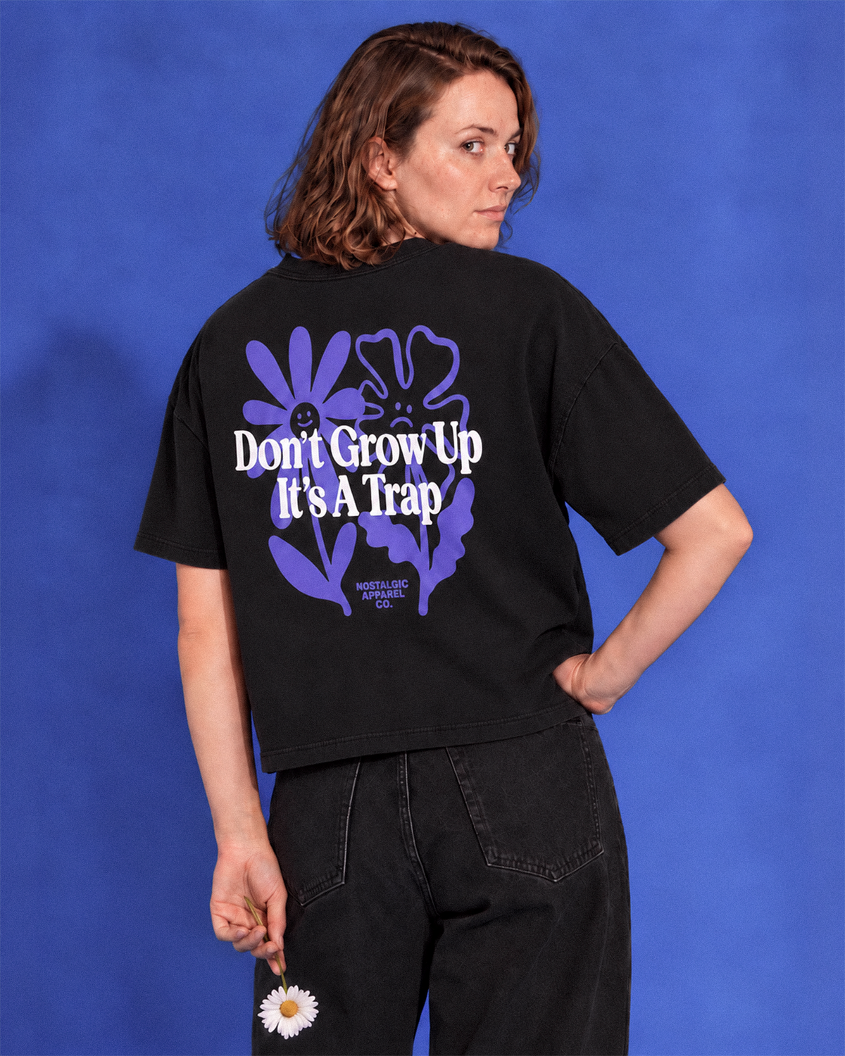 Don't grow up | Cropped Tee