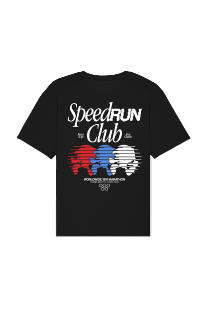 Speed Run Club | Black Tee