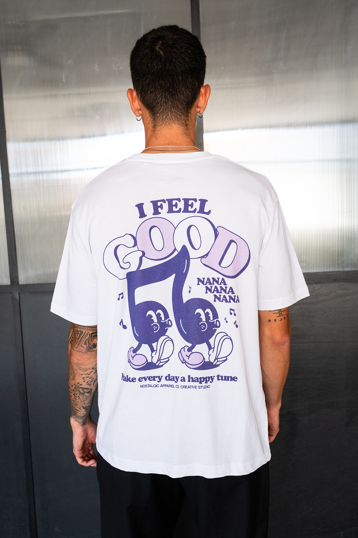 I Feel Good Nanana | White Tee