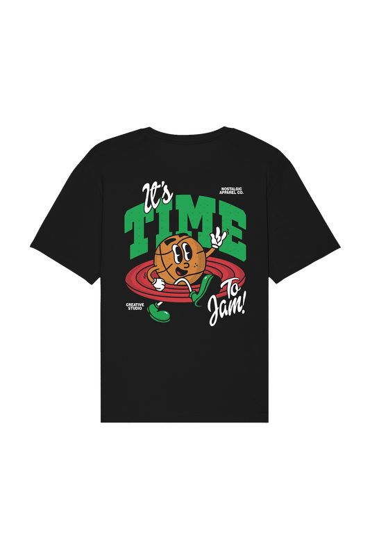 It's Time To Jam | Black Tee