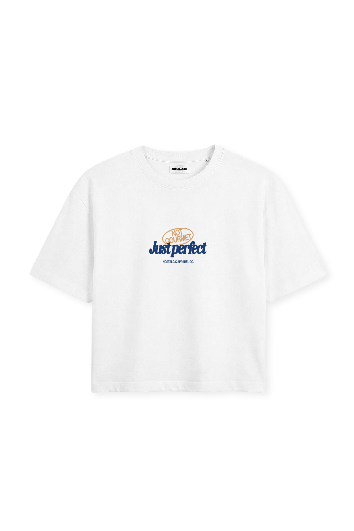 Not gourmet, Just perfect | Cropped Tee