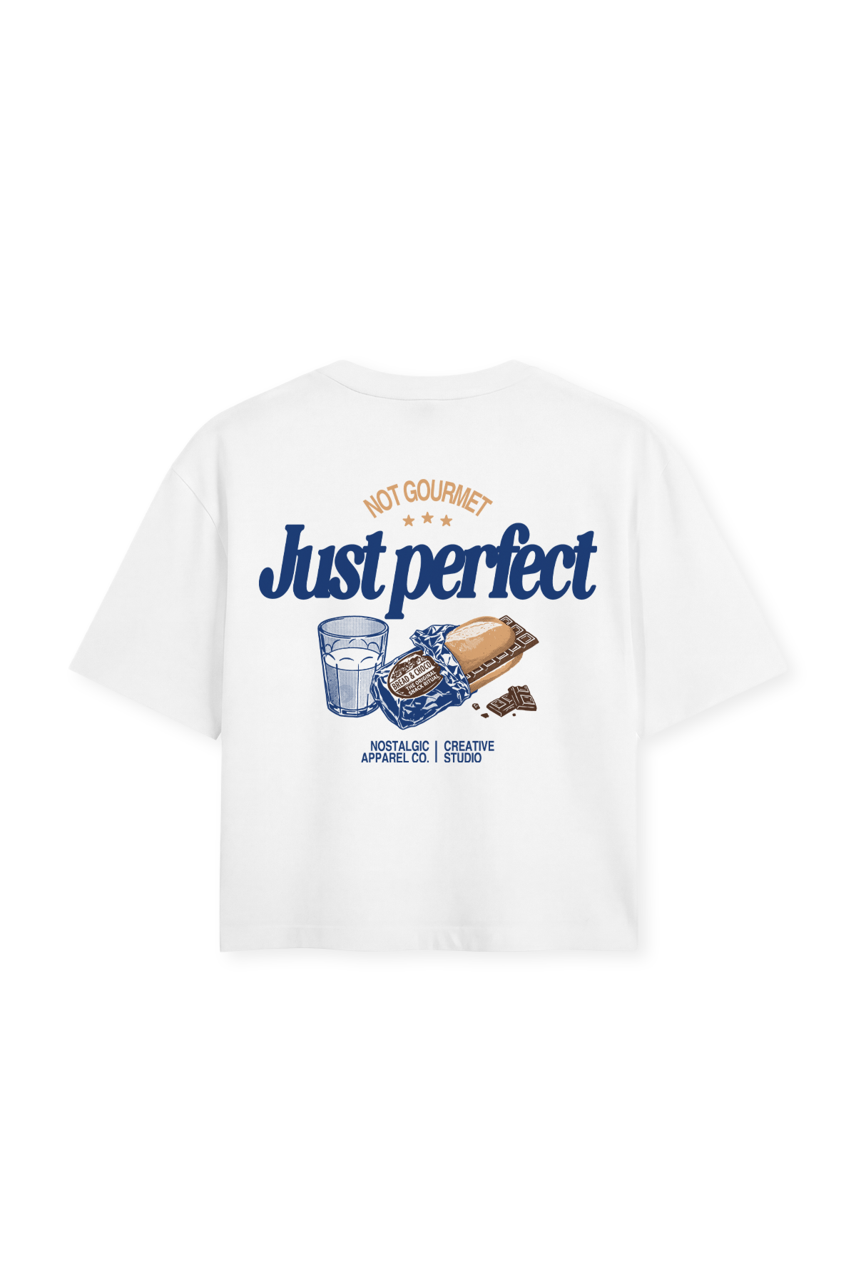 Not gourmet, Just perfect | Cropped Tee