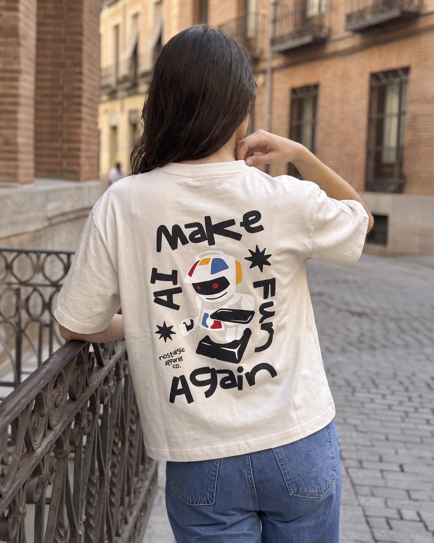 Make AI fun again | Cropped Tee