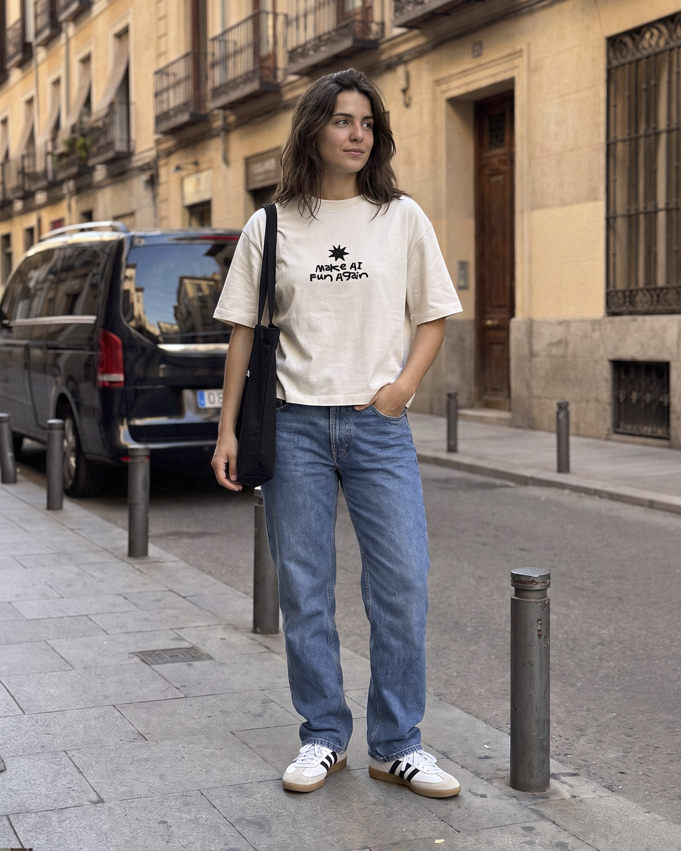 Make AI fun again | Cropped Tee