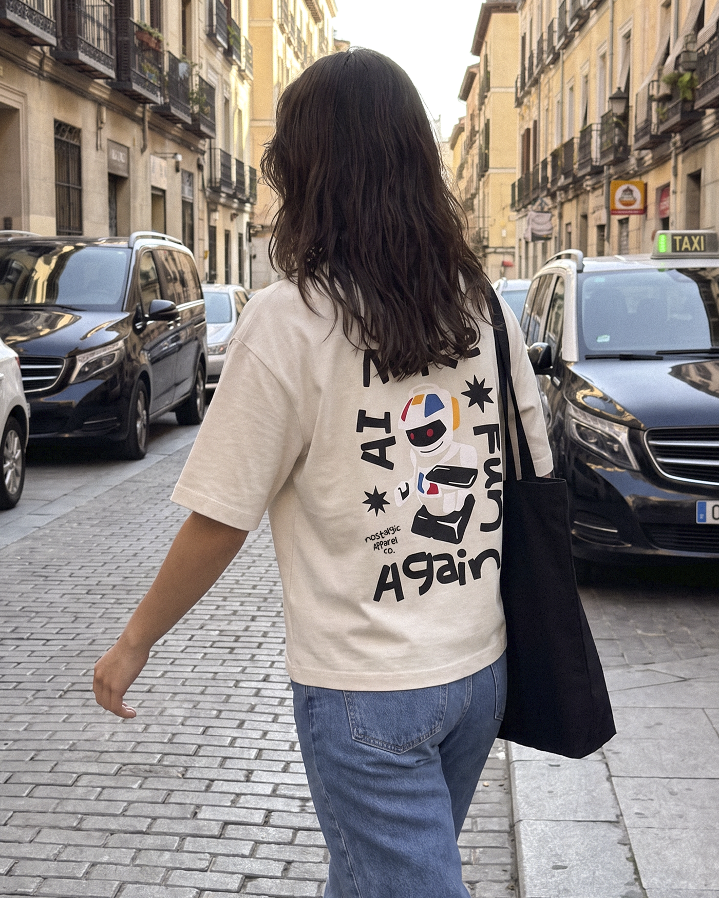 Make AI fun again | Cropped Tee