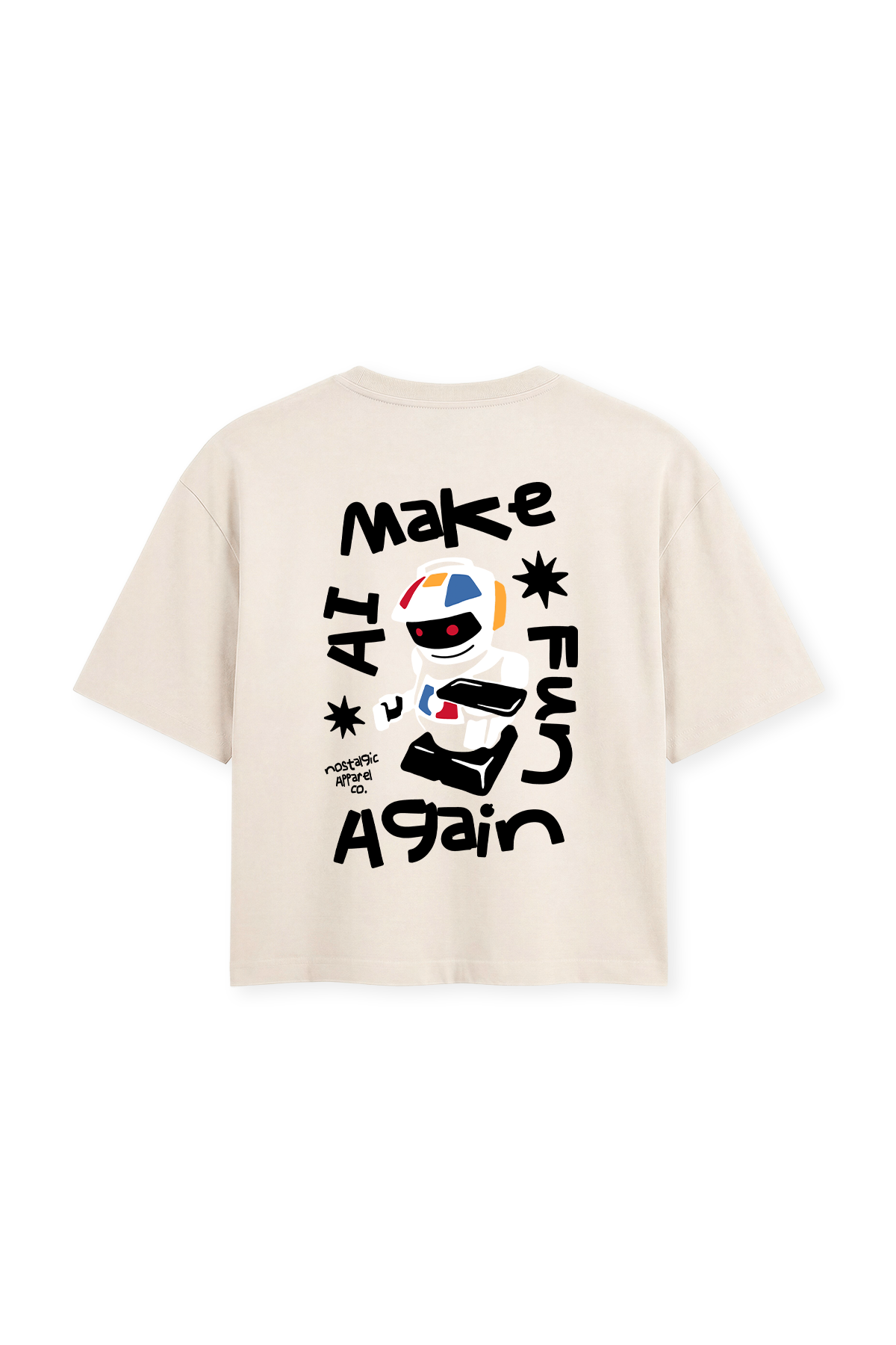 Make AI fun again | Cropped Tee