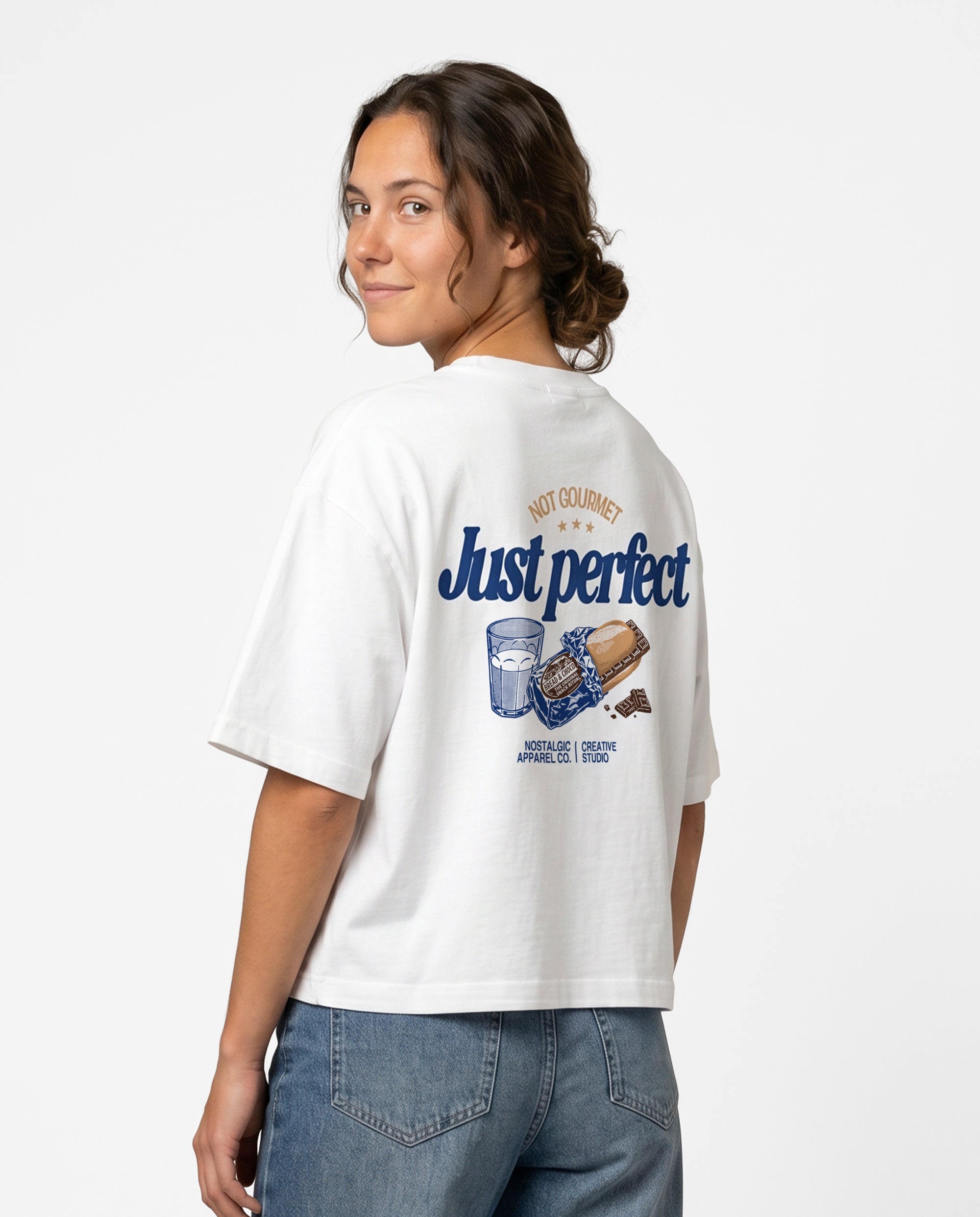 Not gourmet, Just perfect | Cropped Tee