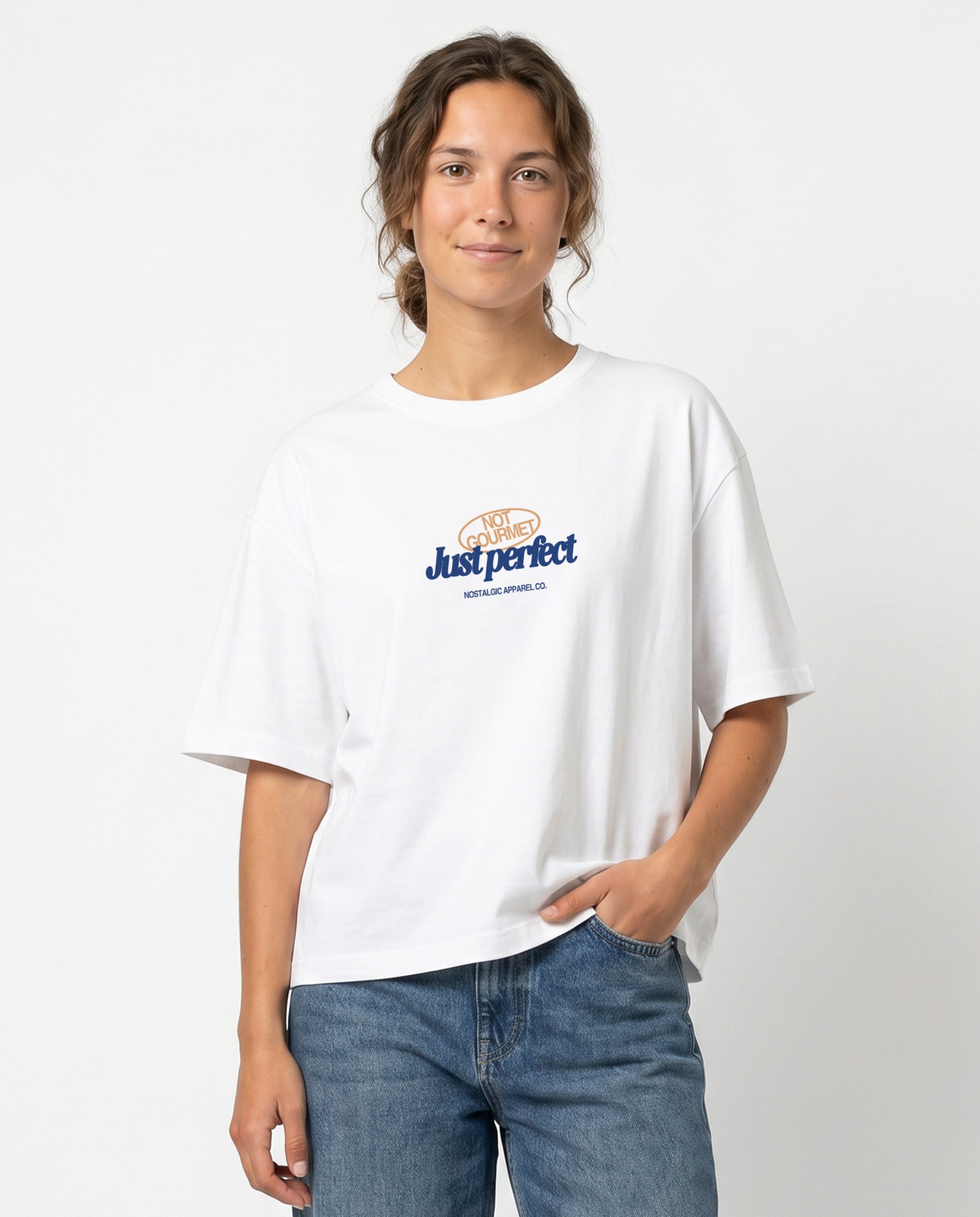Not gourmet, Just perfect | Cropped Tee