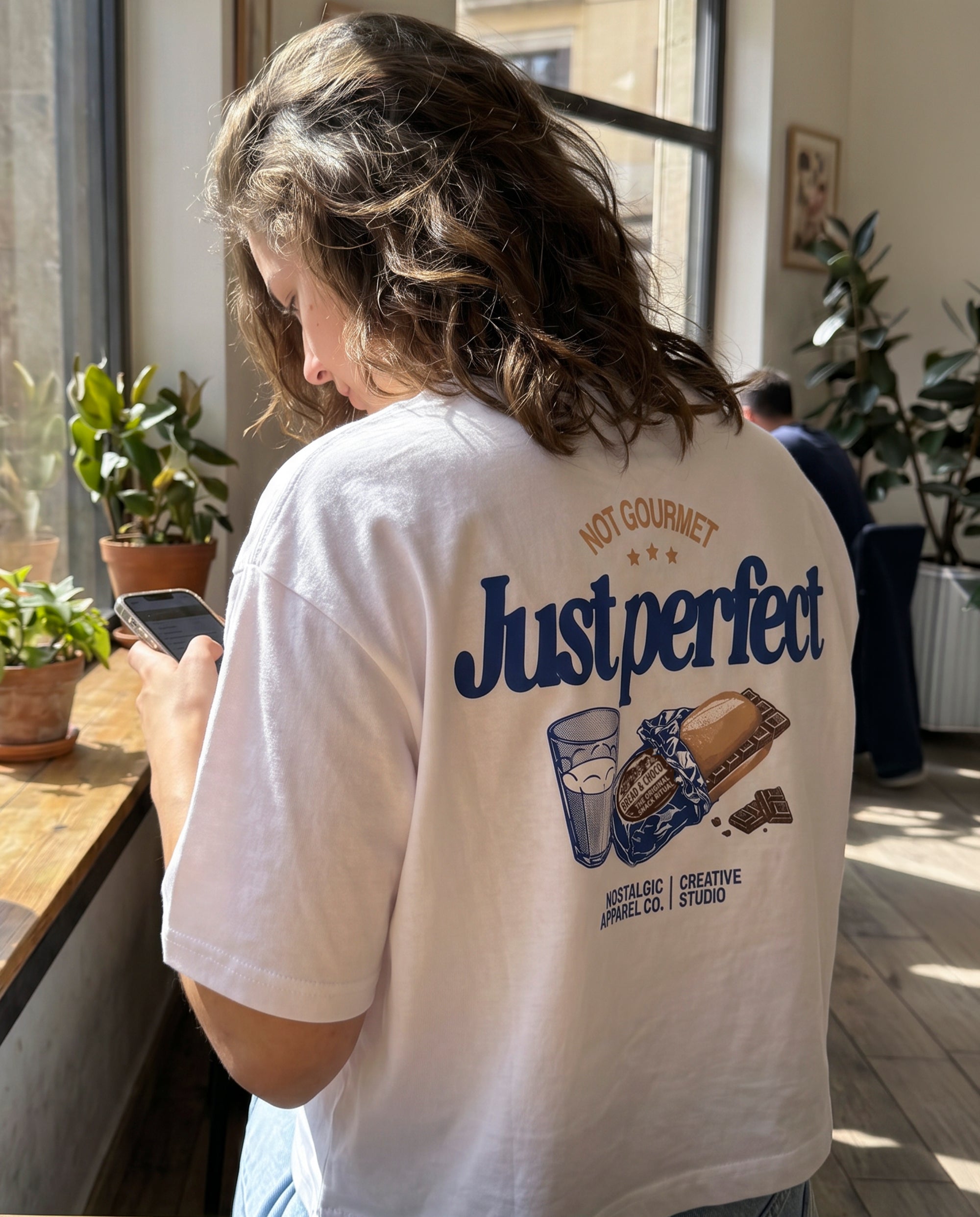 Not gourmet, Just perfect | Cropped Tee