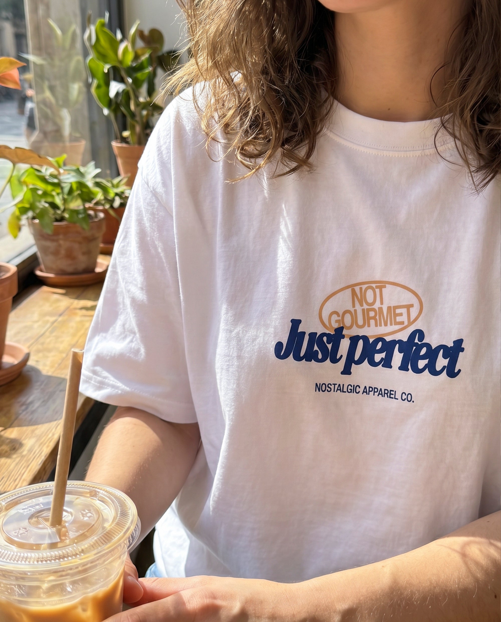 Not gourmet, Just perfect | Cropped Tee