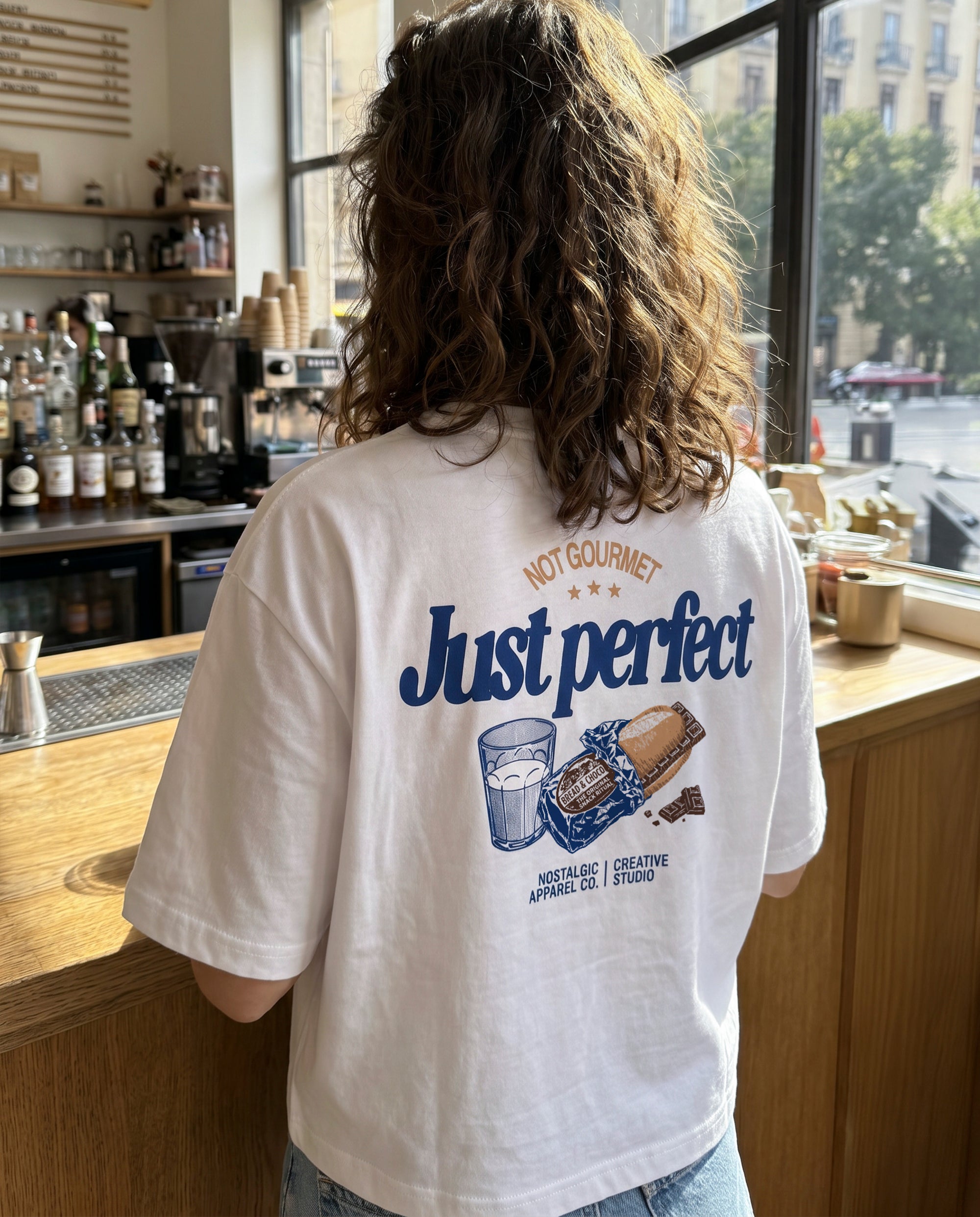 Not gourmet, Just perfect | Cropped Tee