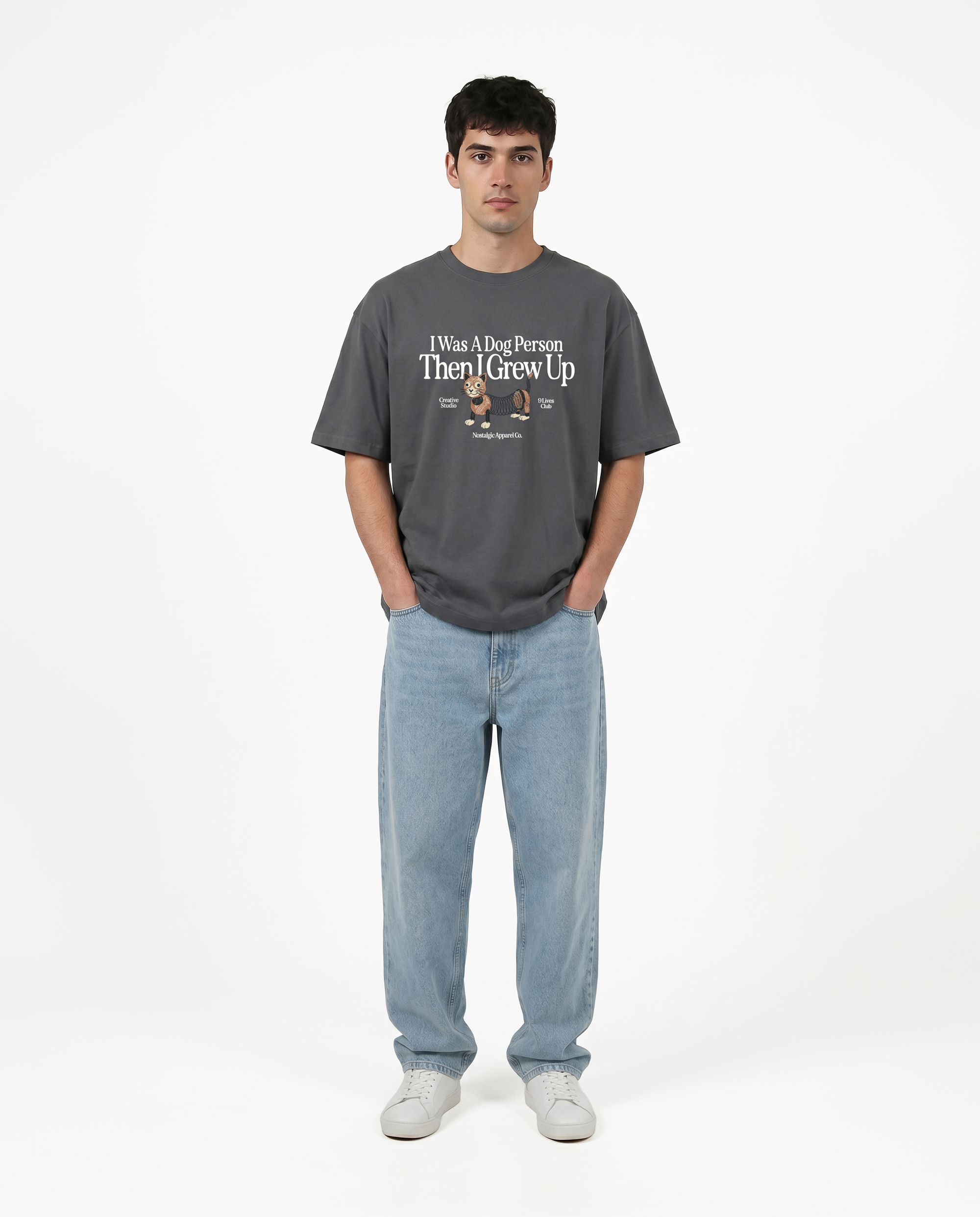 I was a dog person | Tee