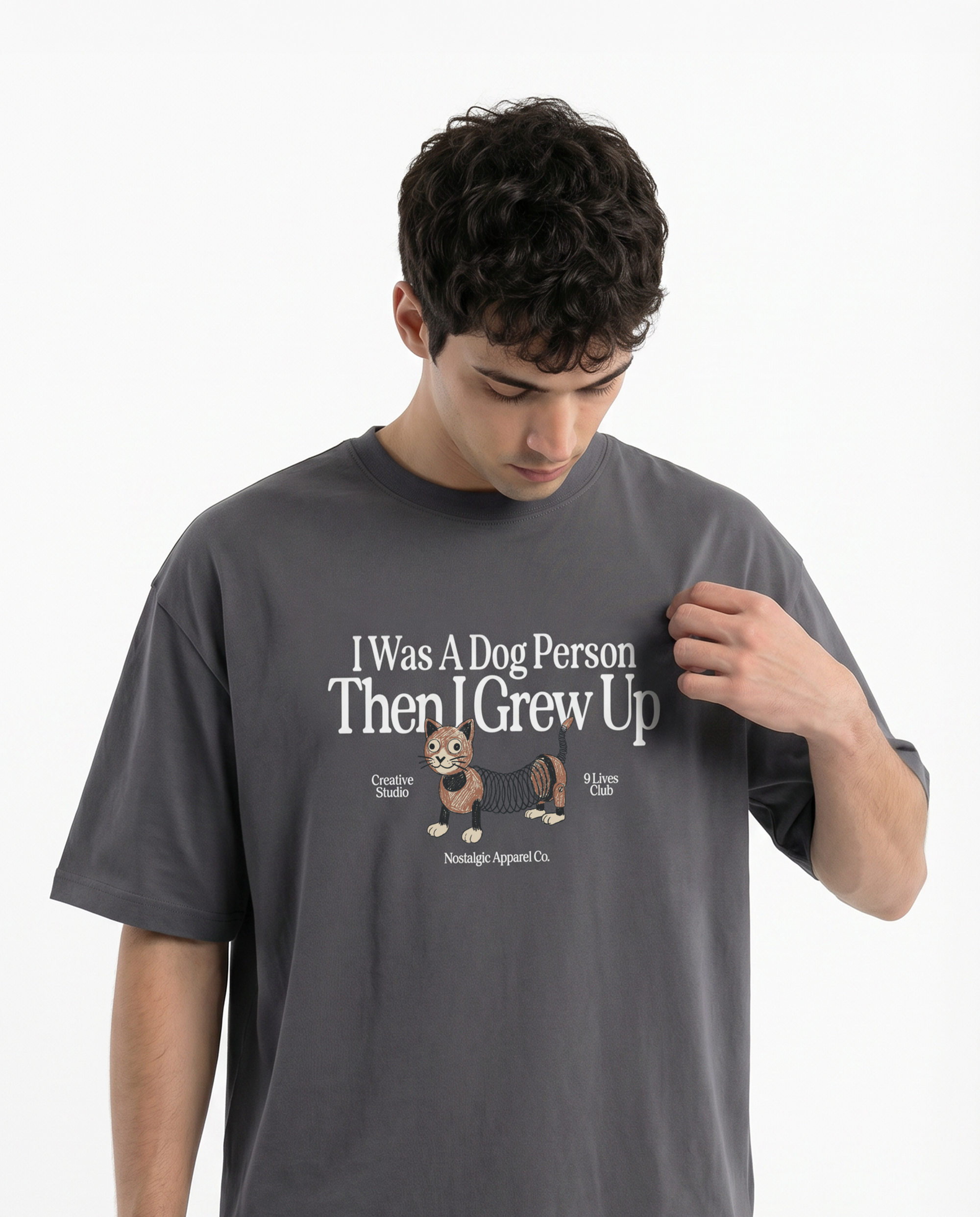 I was a dog person | Tee