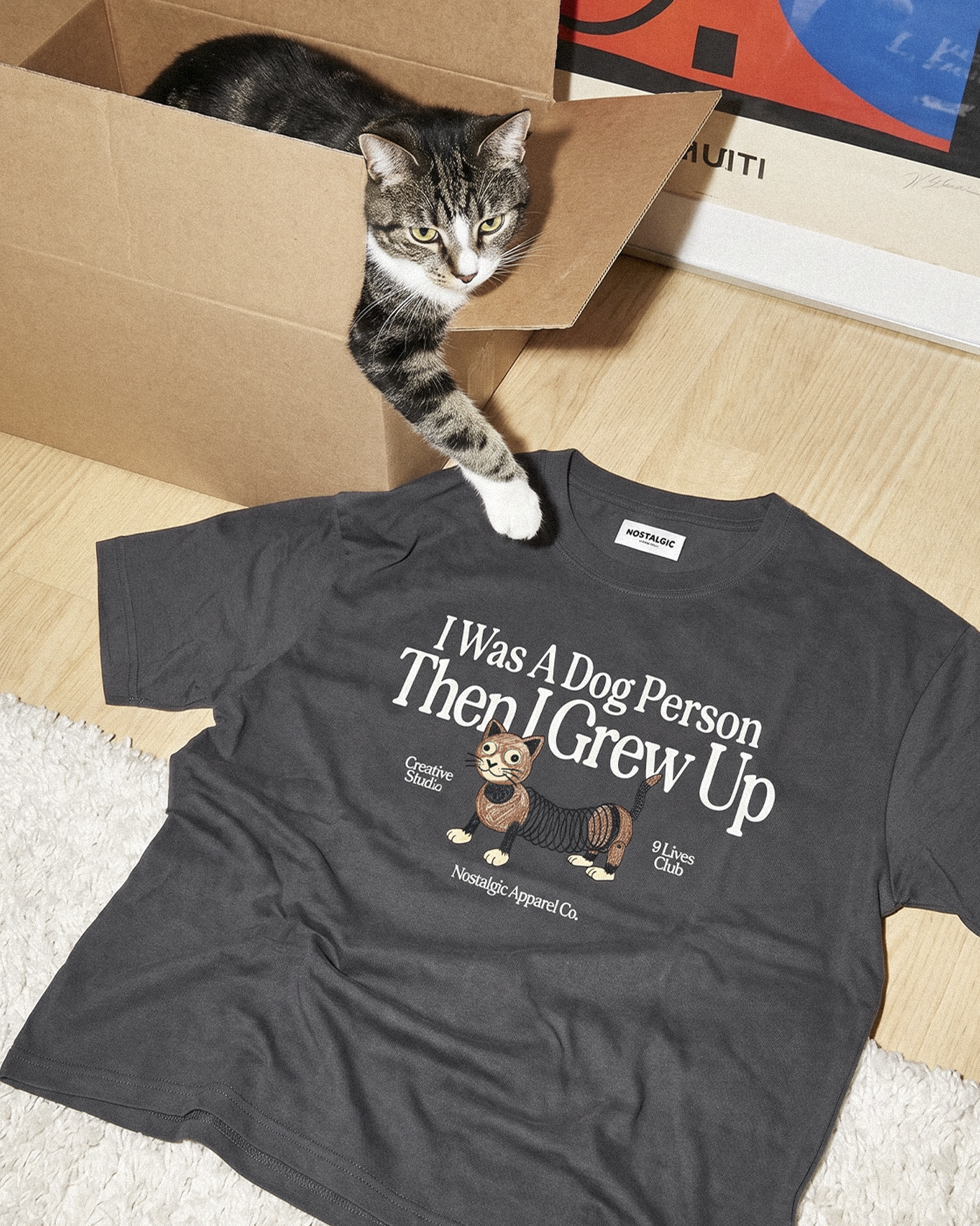 I was a dog person | Tee