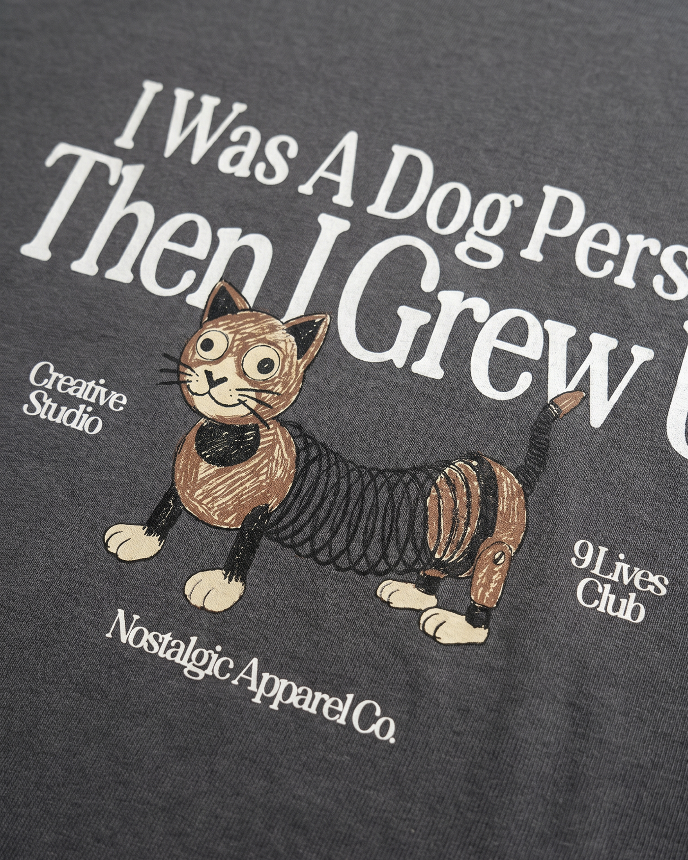 I was a dog person | Tee