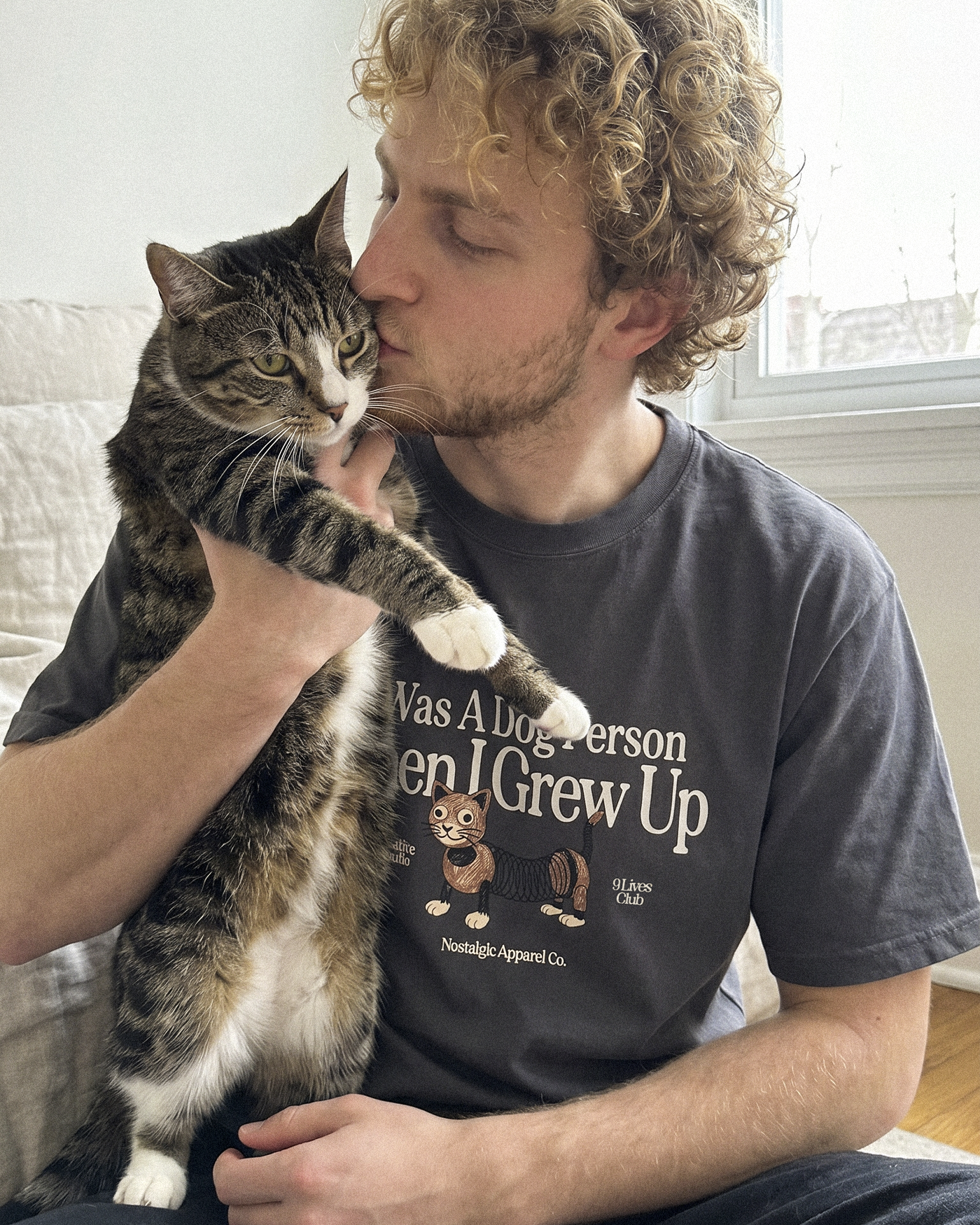 I was a dog person | Tee