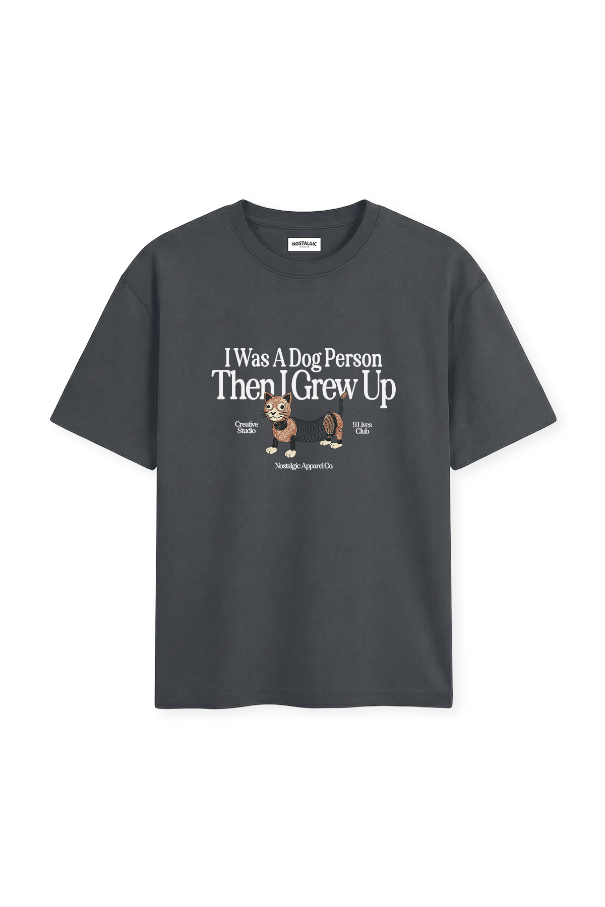 I was a dog person | Tee