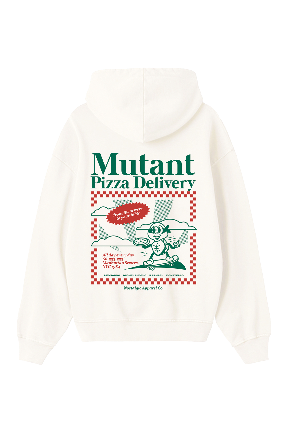 Mutant Pizza Delivery | Oversized Hoodie