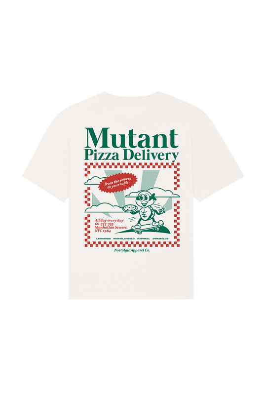 Mutant Pizza Delivery | OffWhite Tee
