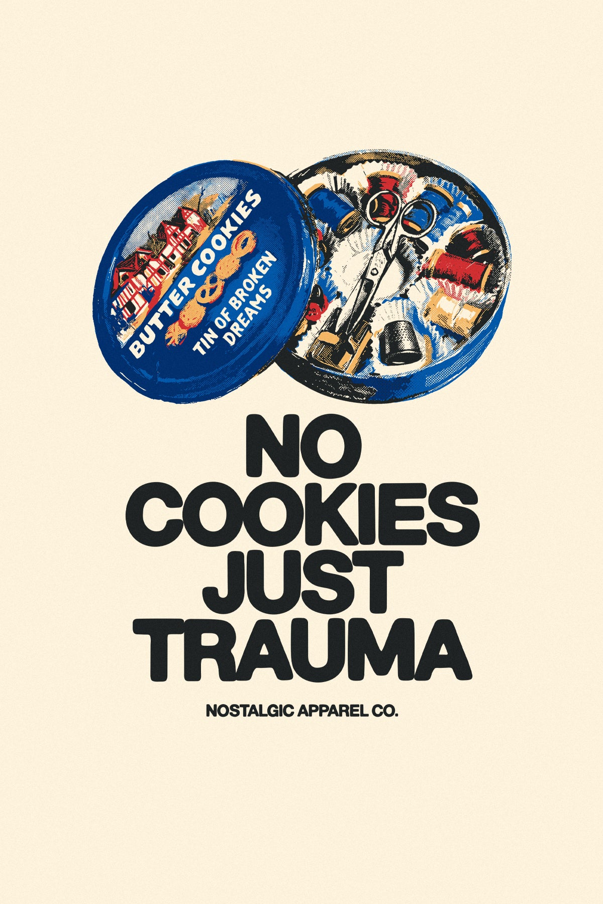 No cookies, just trauma | A3 Print