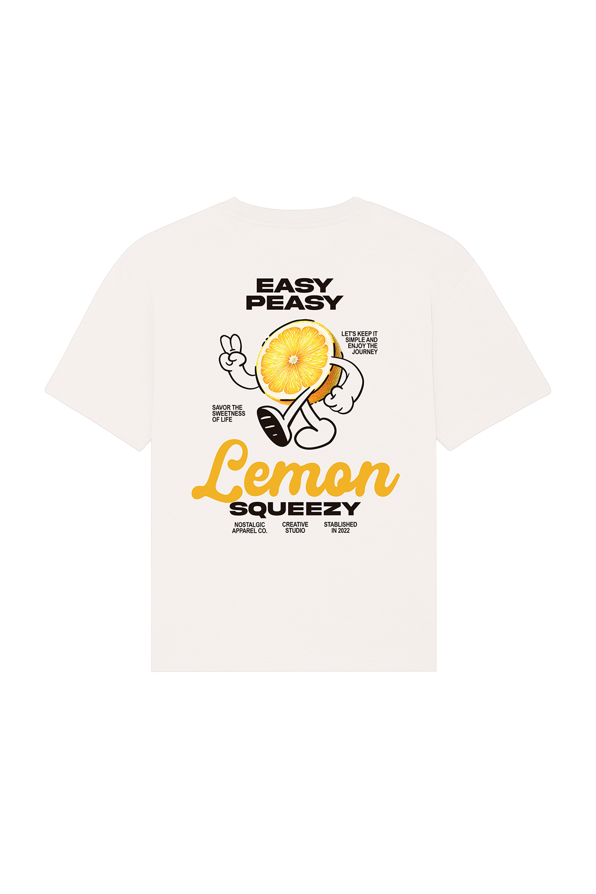 Easy Peasy Lemon Squeezy | OffWhite Tee