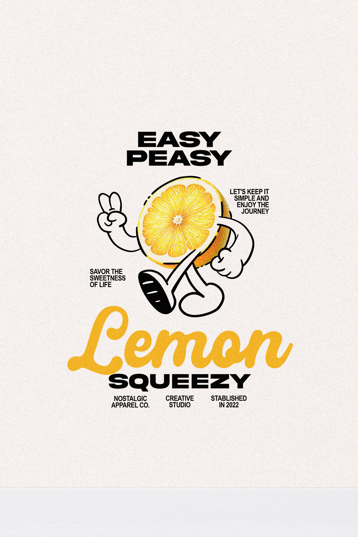 Easy Peasy Lemon Squeezy | OffWhite Tee