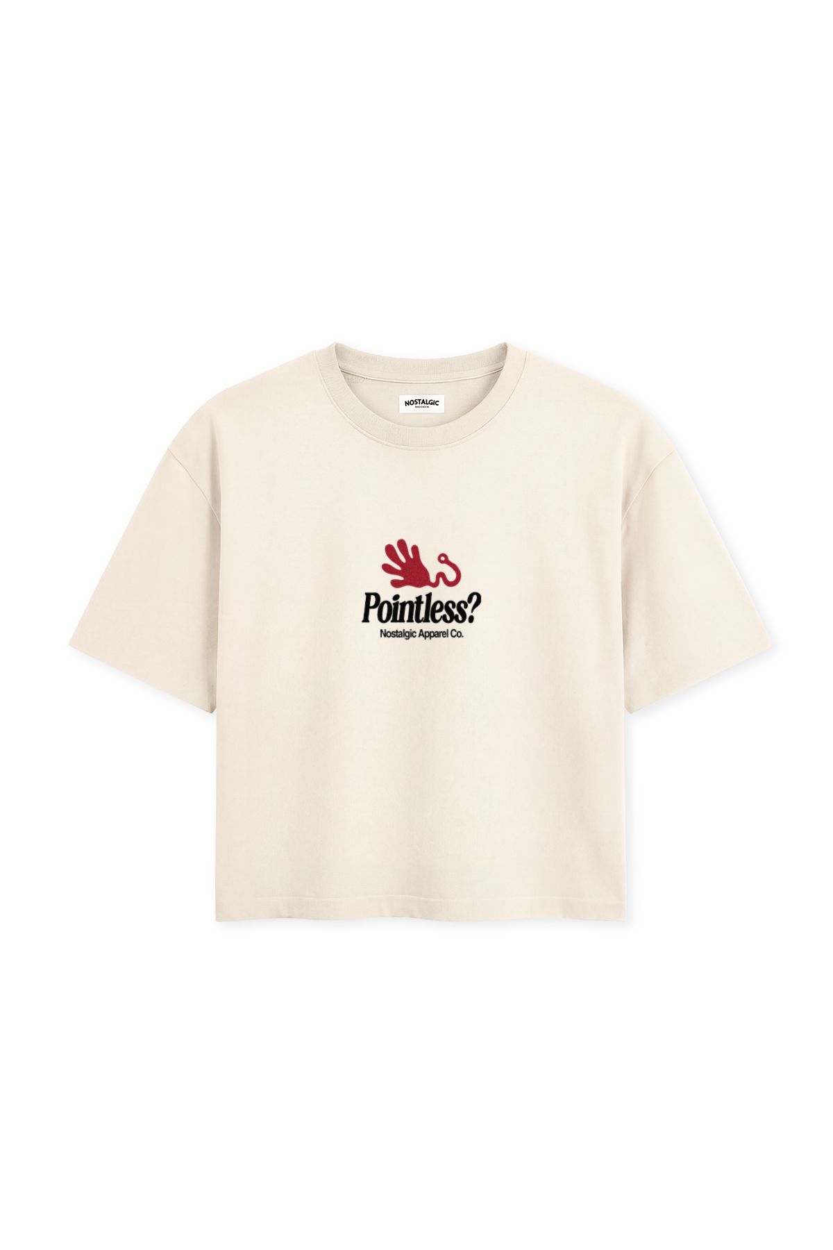 Pointless? But addictive | Cropped Tee
