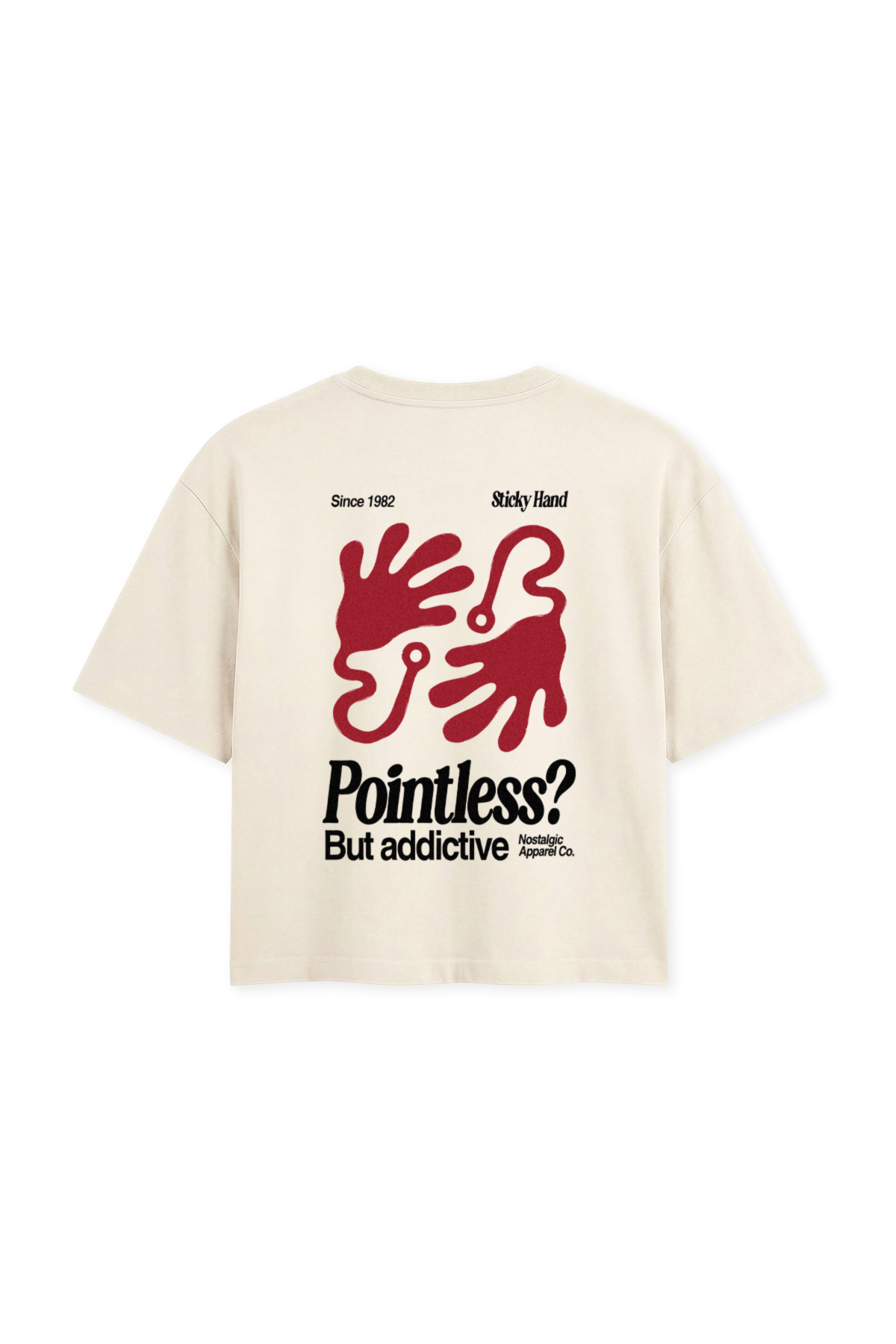 Pointless? But addictive | Cropped Tee