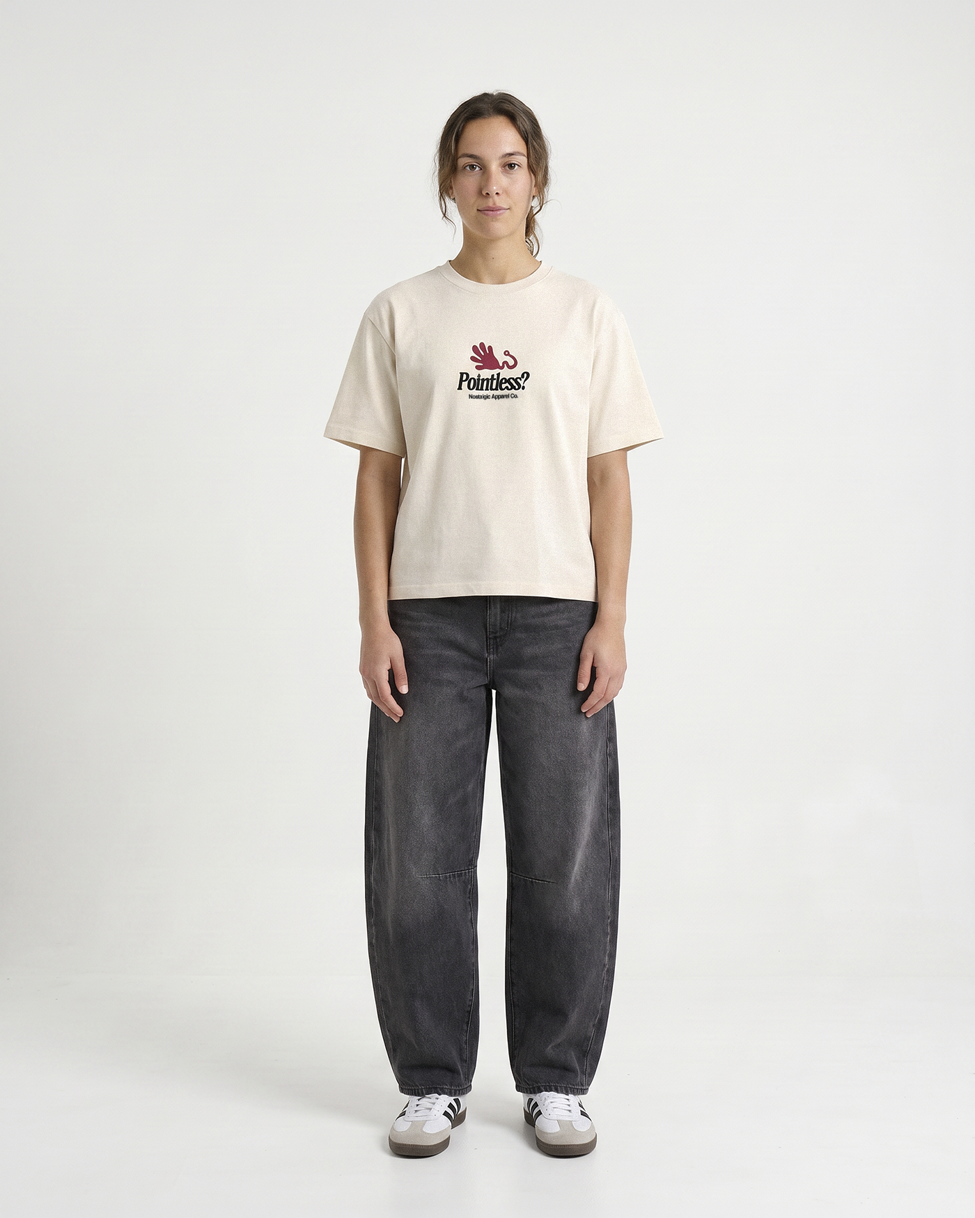 Pointless? But addictive | Cropped Tee