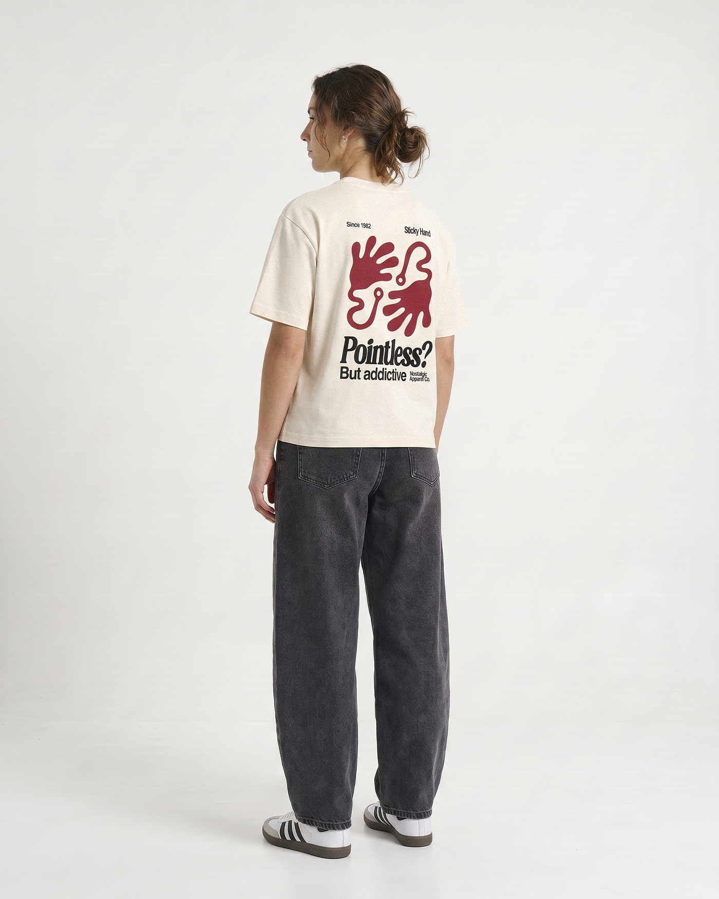 Pointless? But addictive | Cropped Tee