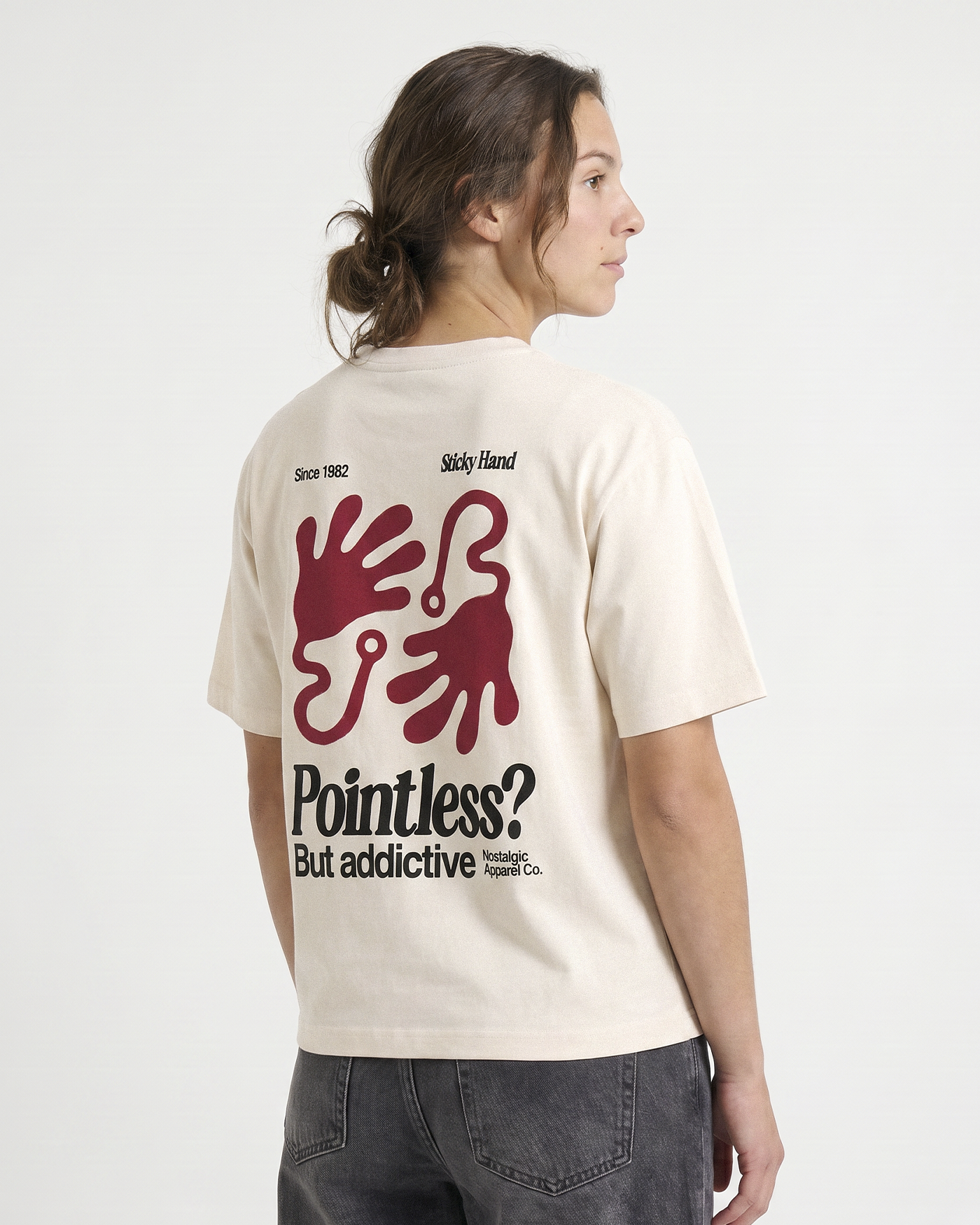 Pointless? But addictive | Cropped Tee