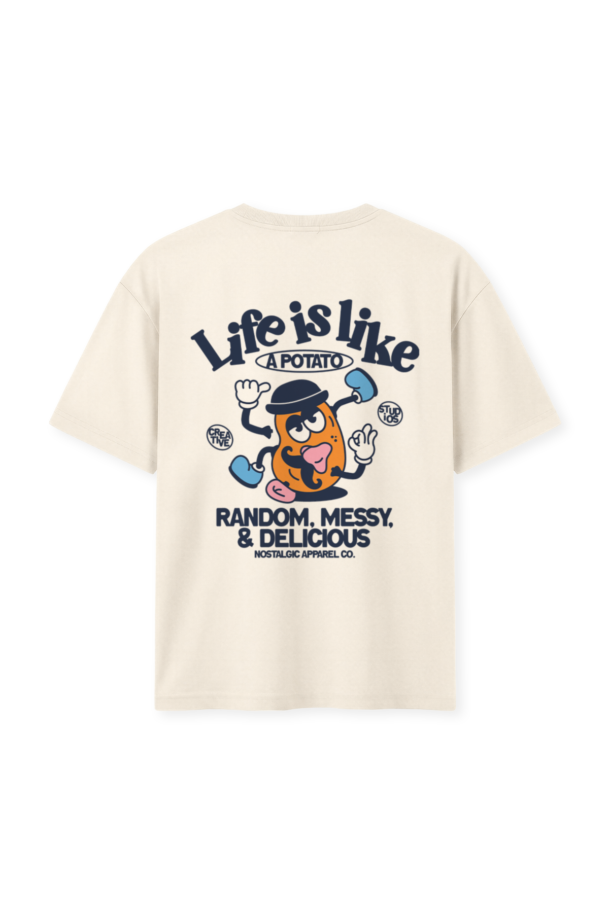 Life is like a potato | Natural Tee