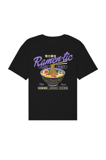 Ramen-tic plans only | Black Tee