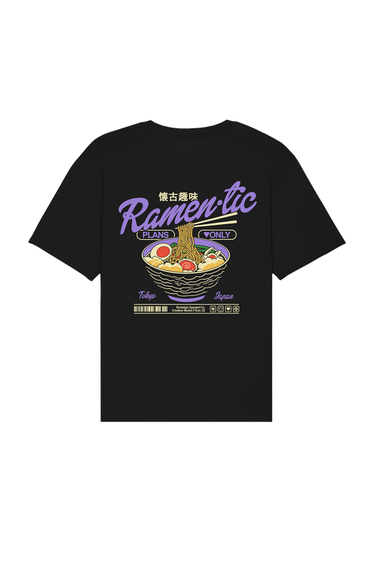 Ramen-tic plans only | Black Tee