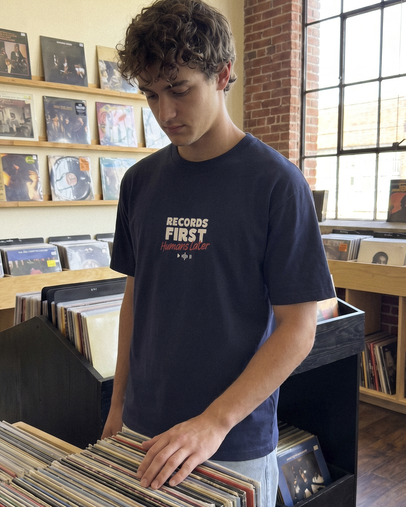 Records first, humans later | Tee