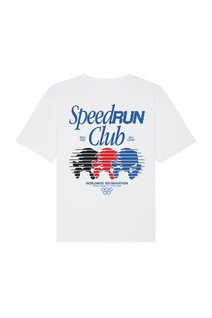 Speed Run Club | White Tee